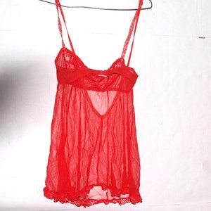 Victoria's Secret Red Nighty Size M